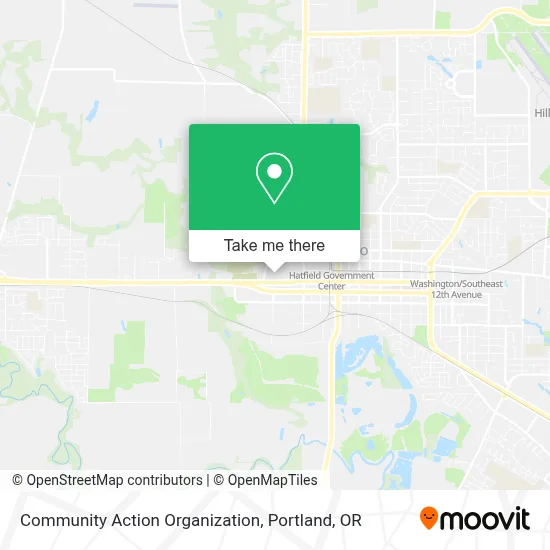 Community Action Organization map