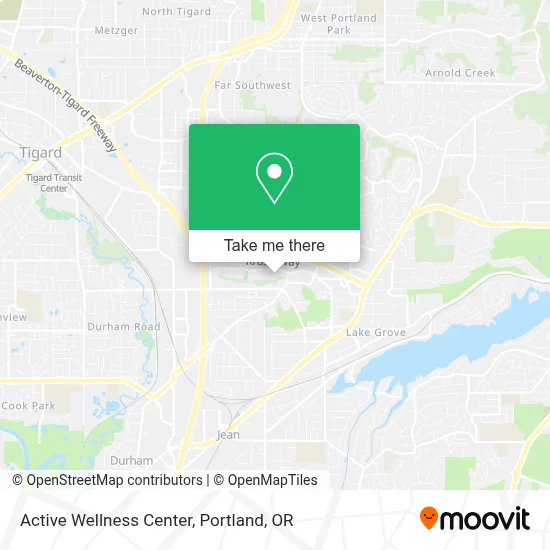 Active Wellness Center map