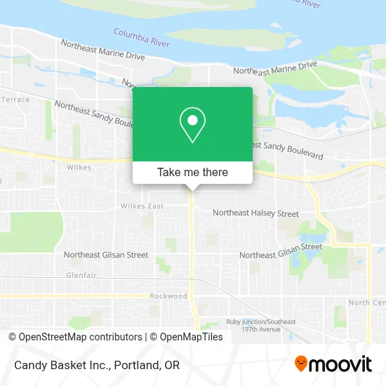 Candy Basket Inc. map