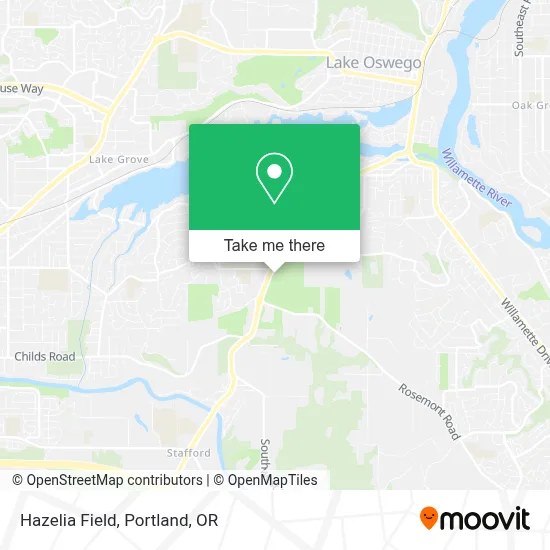 Hazelia Field map