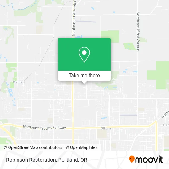 Robinson Restoration map