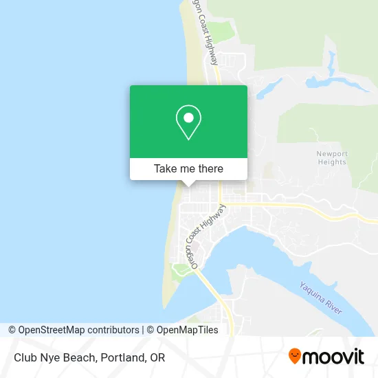 Club Nye Beach map