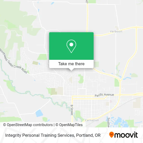 Integrity Personal Training Services map