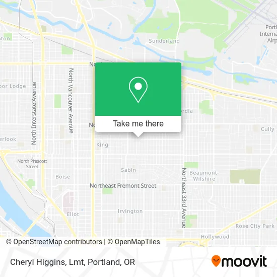 Cheryl Higgins, Lmt map