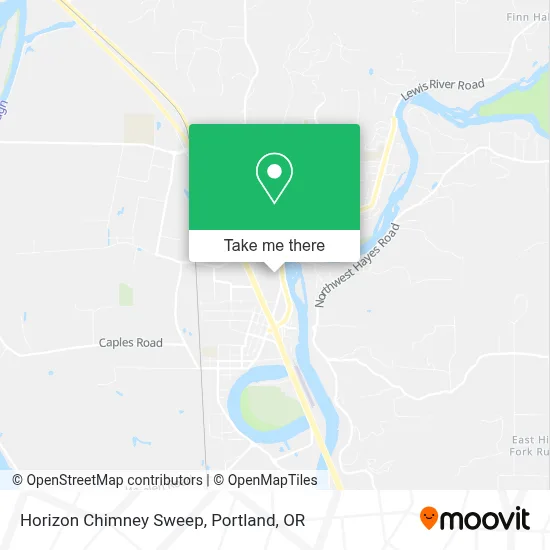 Horizon Chimney Sweep map