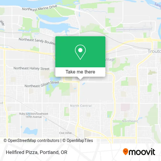 Hellfired Pizza map