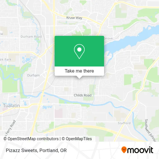Pizazz Sweets map