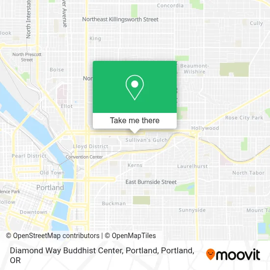 Diamond Way Buddhist Center, Portland map