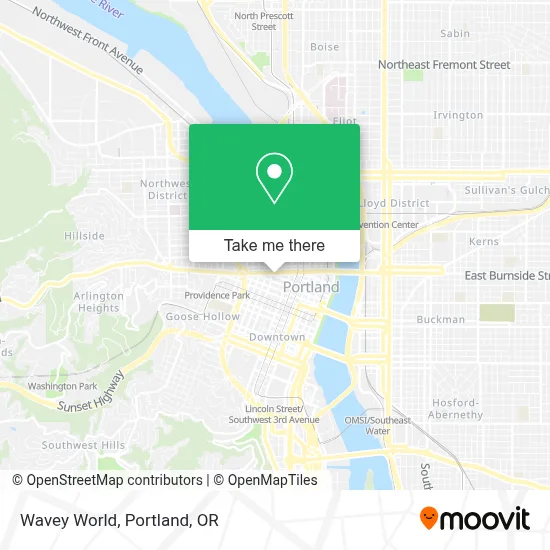 Wavey World map