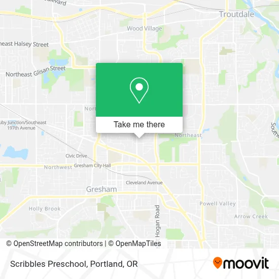 Scribbles Preschool map