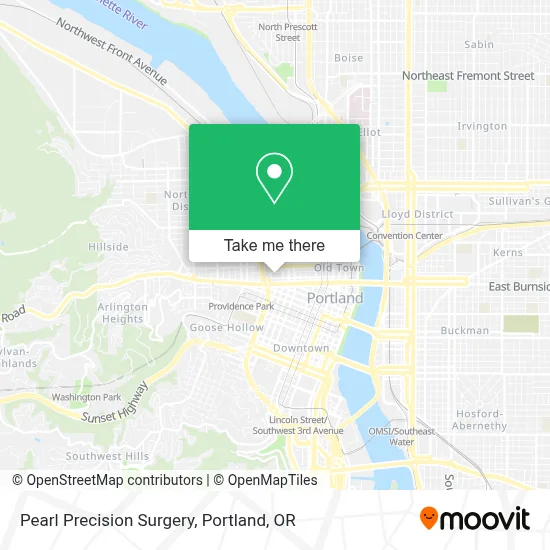 Pearl Precision Surgery map