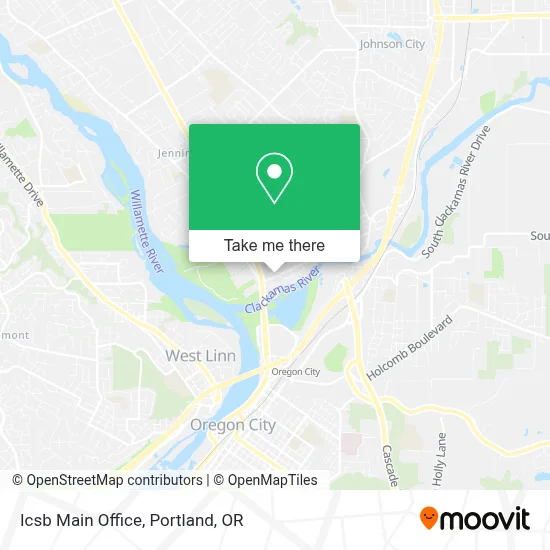 Icsb Main Office map