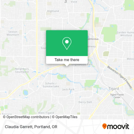 Claudia Garrett map