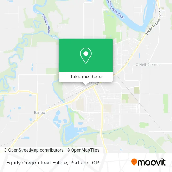 Equity Oregon Real Estate map