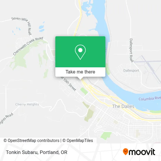 Tonkin Subaru map