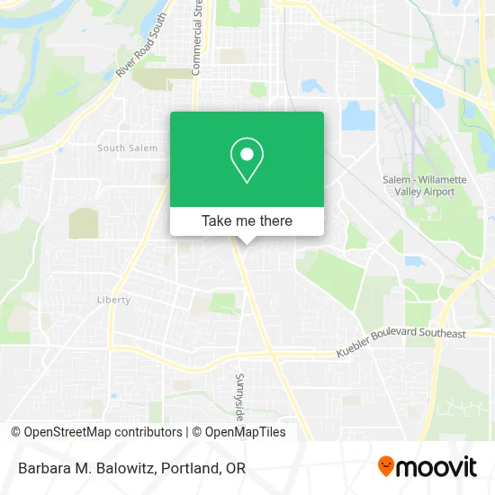 Barbara M. Balowitz map