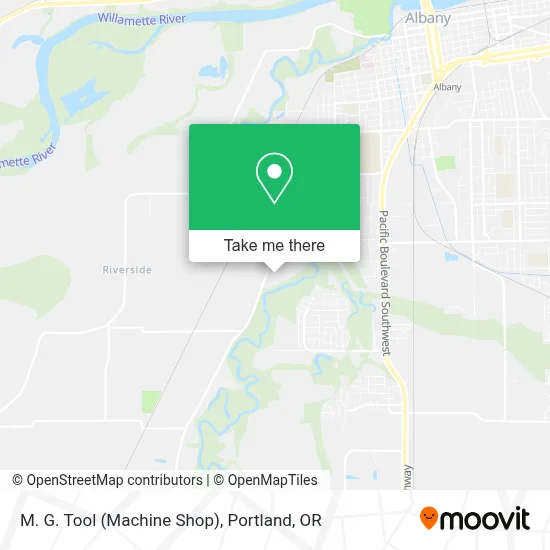 M. G. Tool  (Machine Shop) map