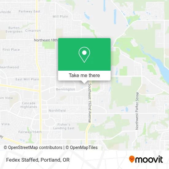 Fedex Staffed map