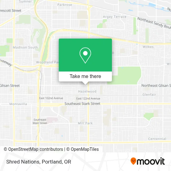 Shred Nations map