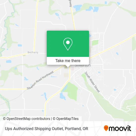Ups Authorized Shipping Outlet map