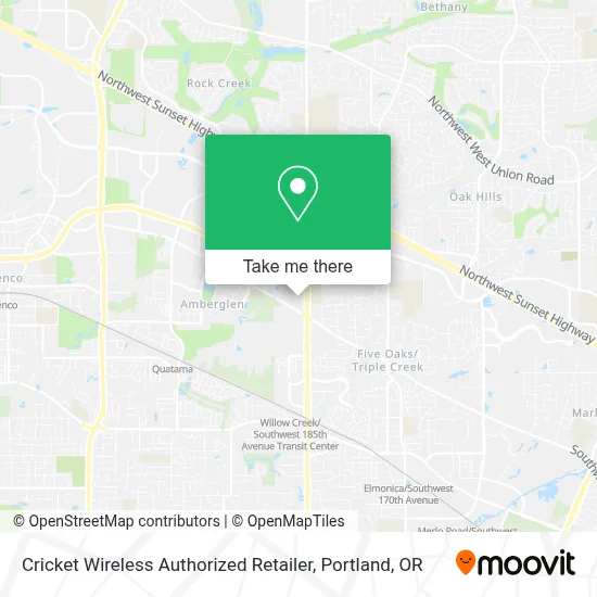 Cricket Wireless Authorized Retailer map