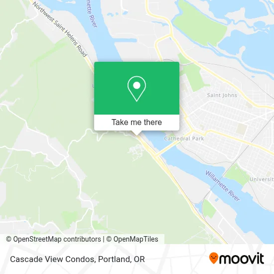 Cascade View Condos map
