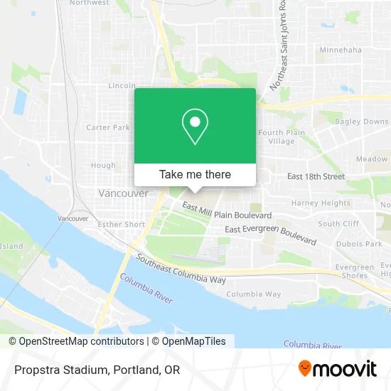 Propstra Stadium map