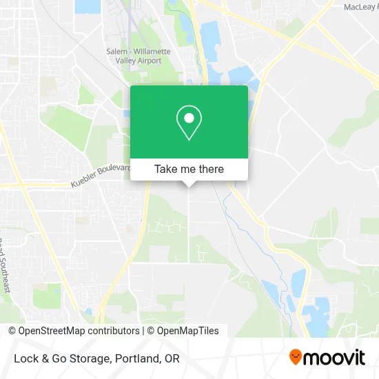 Lock & Go Storage map
