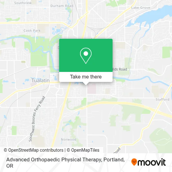 Advanced Orthopaedic Physical Therapy map
