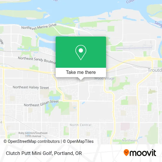 Clutch Putt Mini Golf map