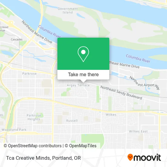 Tca Creative Minds map