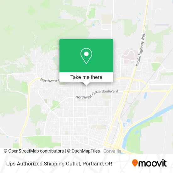 Ups Authorized Shipping Outlet map