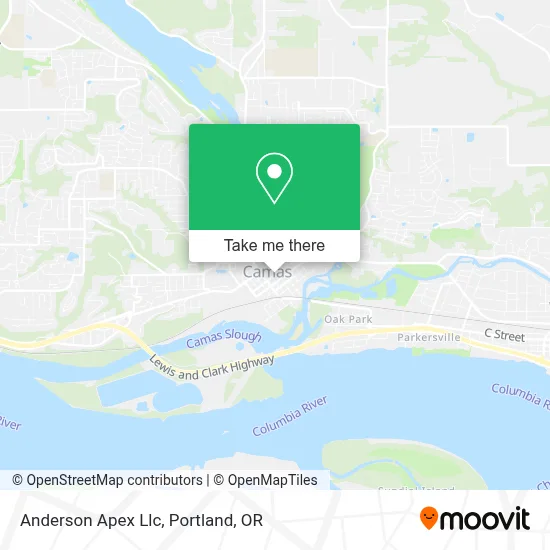 Anderson Apex Llc map