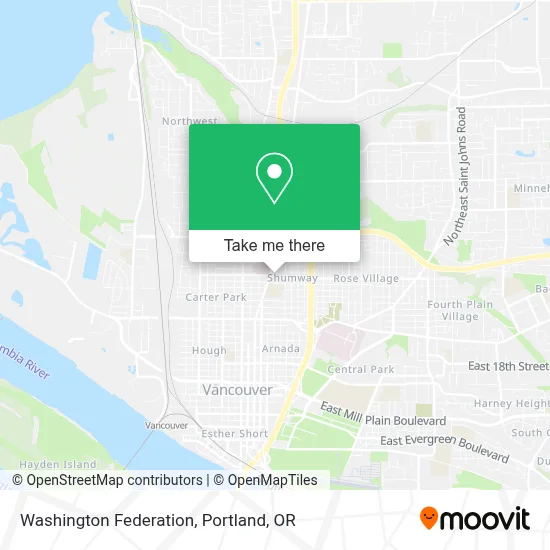 Washington Federation map