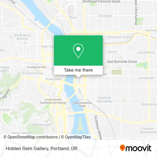 Hidden Gem Gallery map