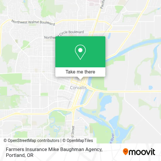 Farmers Insurance Mike Baughman Agency map