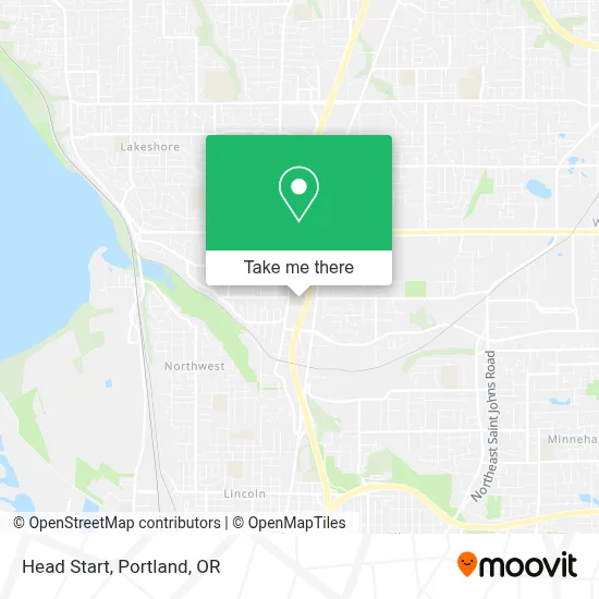 Head Start map