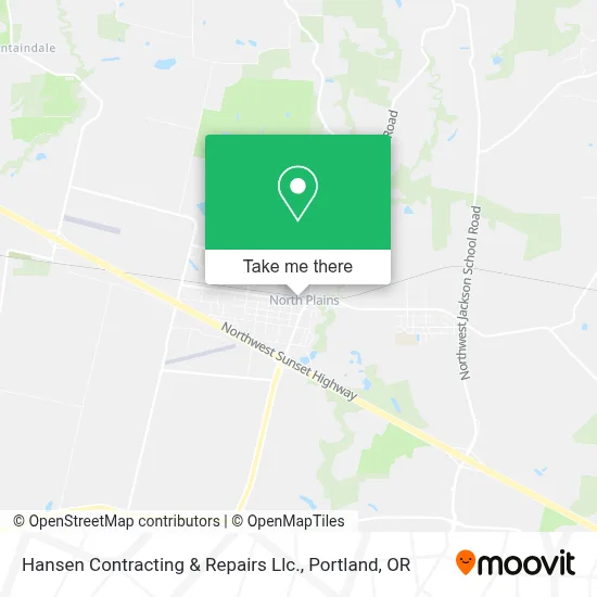 Hansen Contracting & Repairs Llc. map