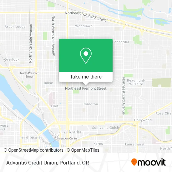 Advantis Credit Union map
