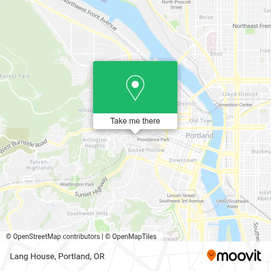 Lang House map