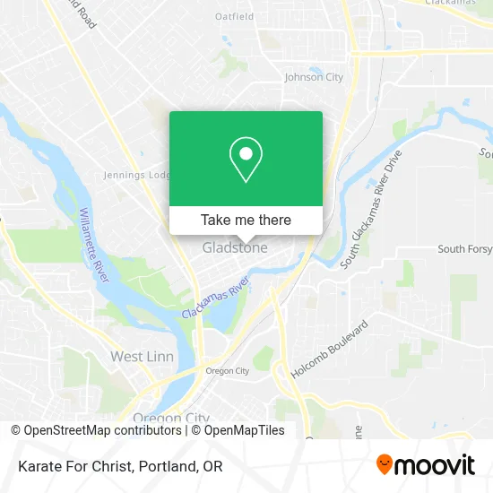 Karate For Christ map