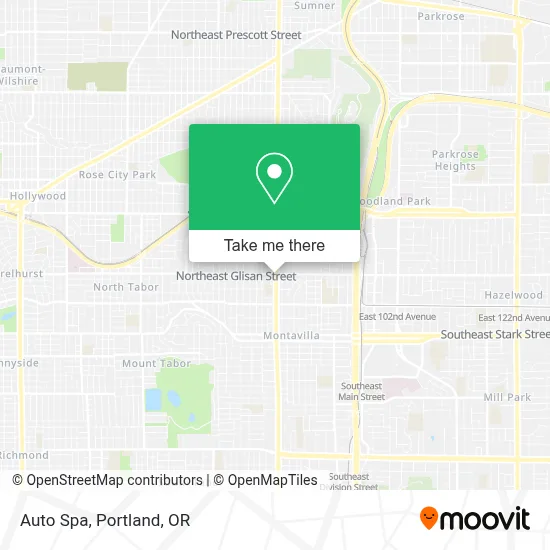 Auto Spa map