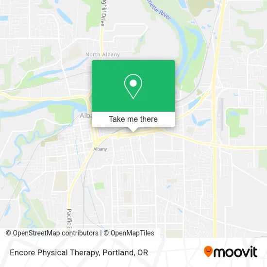 Encore Physical Therapy map