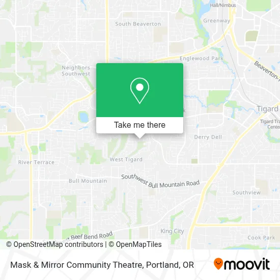 Mask & Mirror Community Theatre map