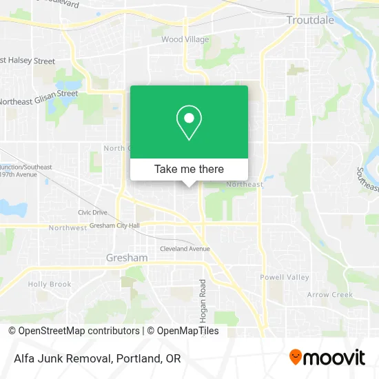 Alfa Junk Removal map