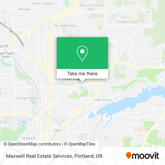 Maxwell Real Estate Services map