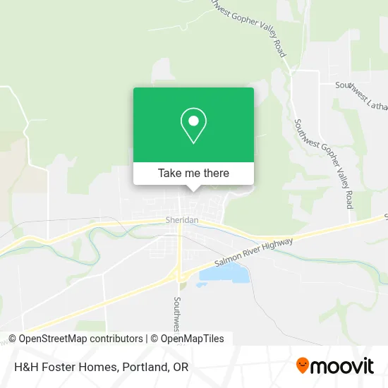 H&H Foster Homes map