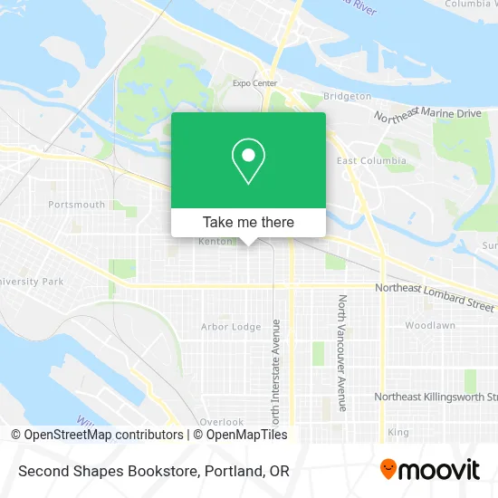 Second Shapes Bookstore map