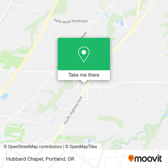 Hubbard Chapel map