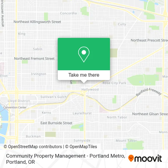 Community Property Management - Portland Metro map
